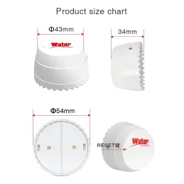 Set valvă inteligentă apă Wi-Fi DN25 cu 1–6 senzori detectare scurgeri, Tuya Smart